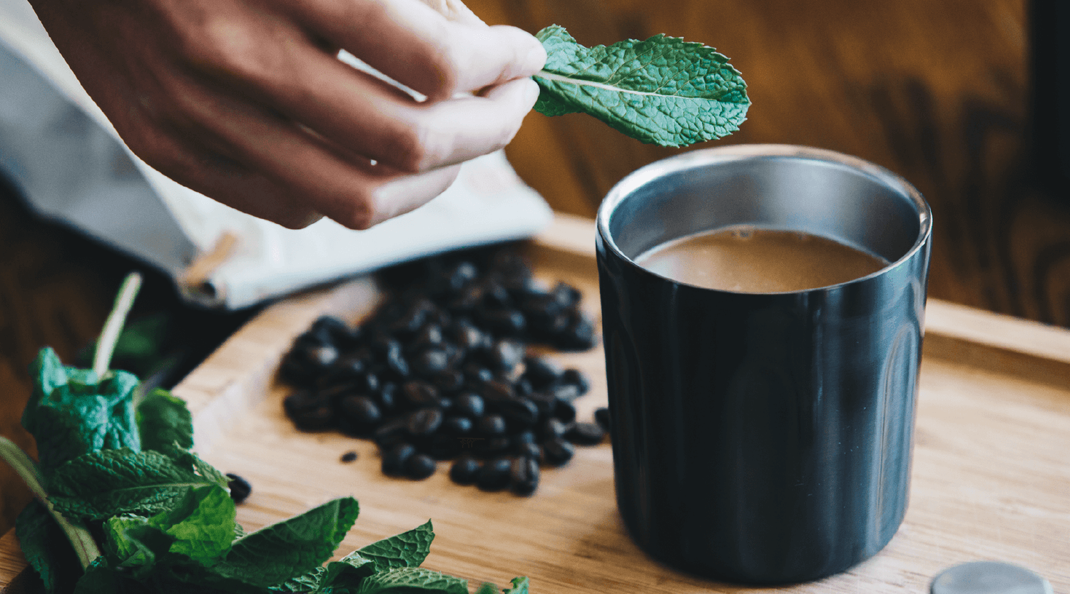 This riff on the Dude’s go-to beverage is inspired by the tropical vibes of international surfer enclaves. “Is this drink lactose-free, bra?” You bet that’s garden-fresh mint too…