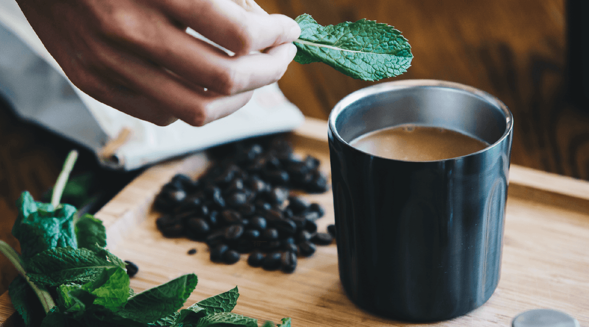 This riff on the Dude’s go-to beverage is inspired by the tropical vibes of international surfer enclaves. “Is this drink lactose-free, bra?” You bet that’s garden-fresh mint too…