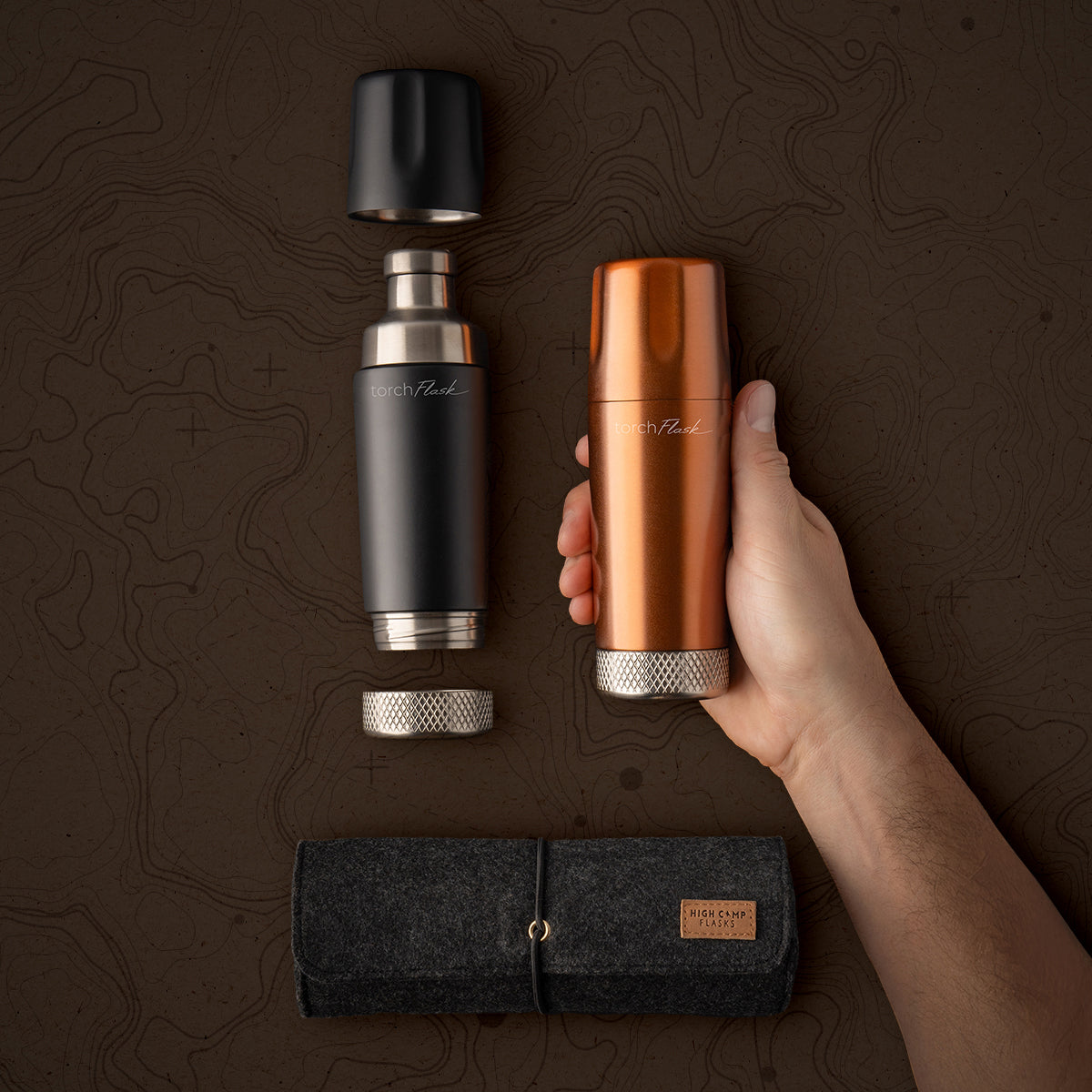 Parkside Flask disassembled product image